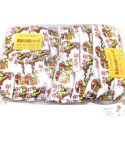 Amazon.co.jp: 菓道 餅太郎 1袋30小袋入り(1小袋：6g)x2袋セット(計60